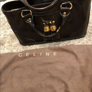 Celine vintage leather bag